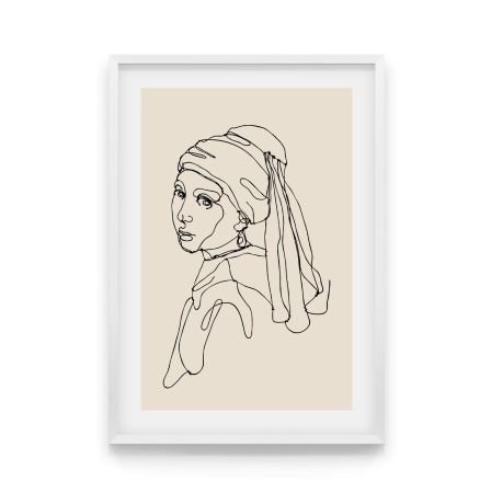 Raskraska devushka s jemchujnei seryojkoe