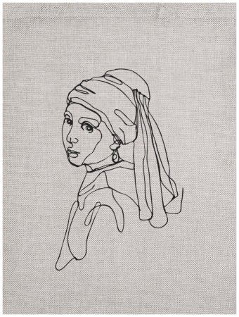 Рисование по номерам девушка с жемчужной сережкой