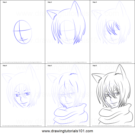 Томоэ поэтапно нарисовать