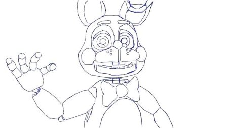 FNAF Бонни раскраска