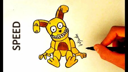 Рисунки ФНАФ легкие
