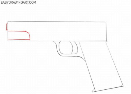 Пистолет карандашом