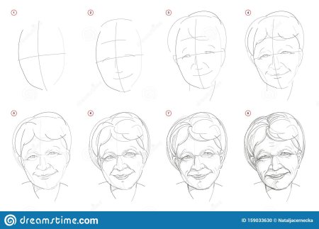 Поэтапный портрет человека