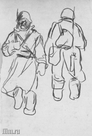 Дейнека солдаты