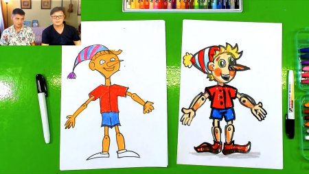 Рисунки для срисовки Валя карнавал