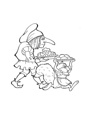 Рисунок к сказке Гауфа карлик нос