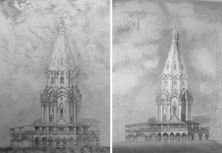 Церковь Вознесения в селе Коломенском 17 век