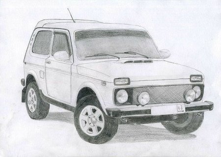 Нива эскиз