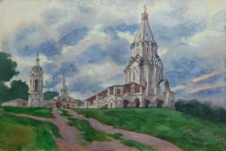 Церковь Вознесения в Коломенском схема