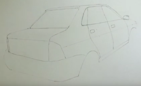 Лада Приора 2170 раскраска