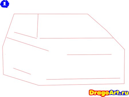 Лада Приора 2170 раскраска