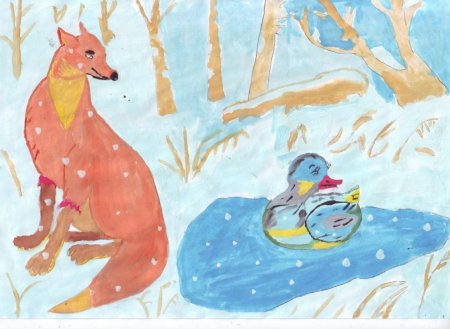 Рисование иллюстраций д.н. Мамина-Сибиряка «серая шейка»