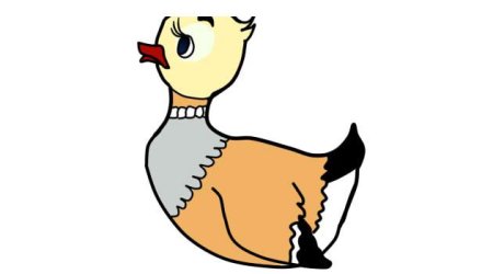 Серая шейка карандашом