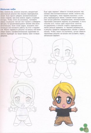 Стиль рисования Чиби легко