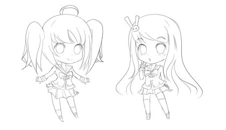 Чиби стиль рисования