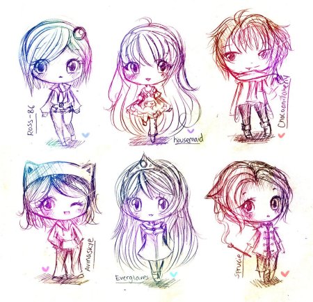 Уроки рисования Чиби