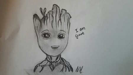 Скетчи i am Groot