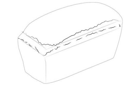 Нарисовать хлеб поэтапно