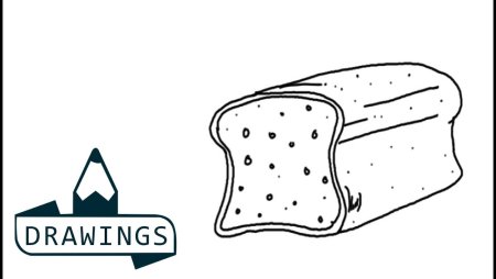 Раскраска кусочек хлеба