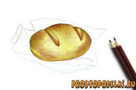 Хлеб всему голова рисунок карандашом