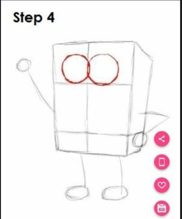 Спанч Боб рисунок поэтапно