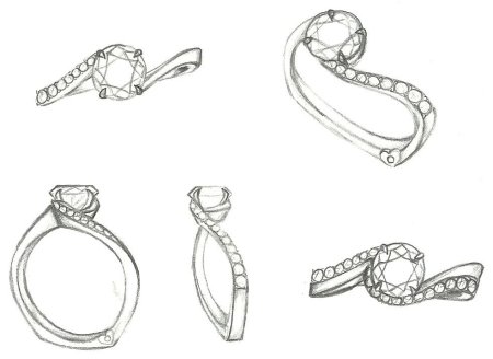 Украшения карандашом