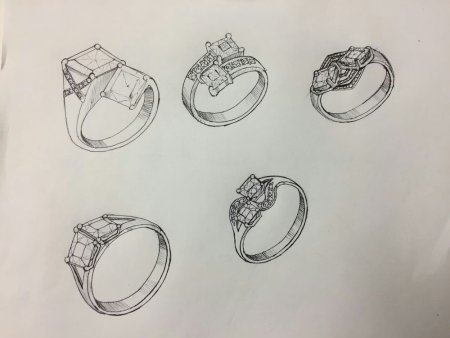 Эскизы ювелирных украшений