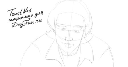 Цой рисунок карандашом поэтапно