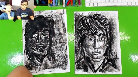 Виктор Цой для срисовки