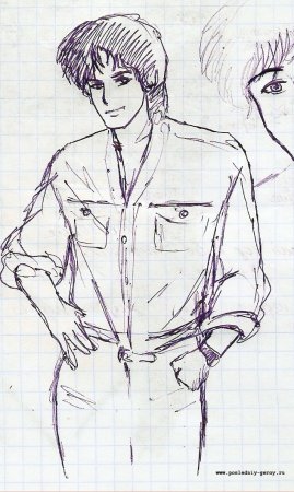 Цой рисунок лёгкий