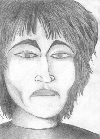 Виктор Цой рисунок