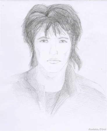 Виктор Цой портрет Силуэтный