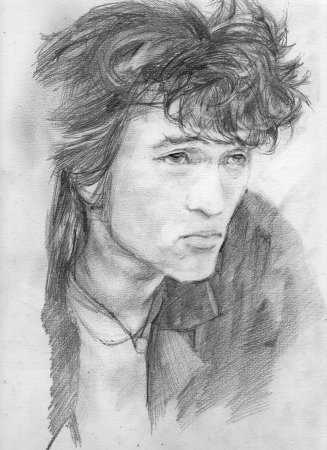 Виктор Цой фотопортрет