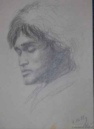 Виктор Цой рисунок
