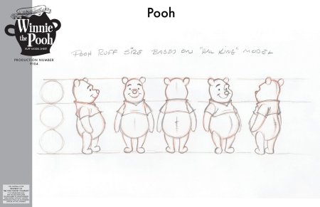 Winnie the Pooh model Sheet
