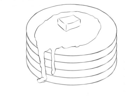 Блины карандашом