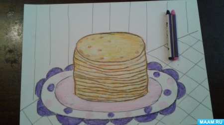 Блинчики рисование с детьми