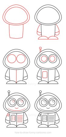Как нарисовать Космонавта для детей поэтапно