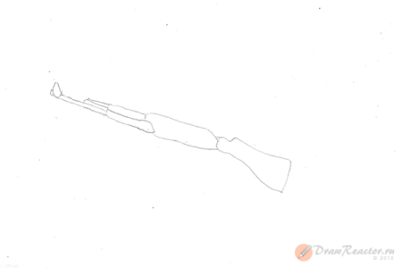 Оружие рисунок карандашом поэтапно для начинающих