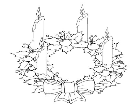 Новогодние раскраски на окна