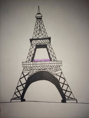 Эльфивая башня рисунок