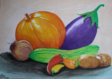 Рисование дары осени