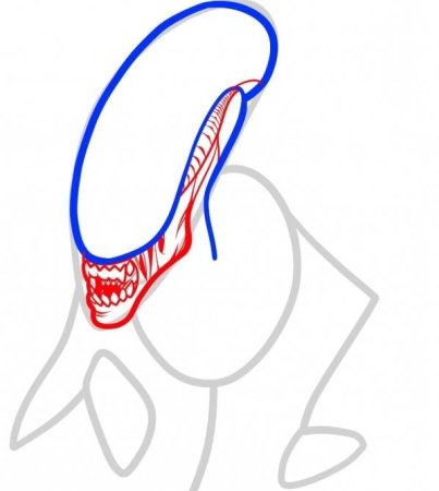 Чужой рисунки легкие