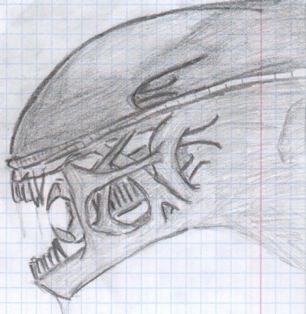 Рисунок карандашом чужой для новичков