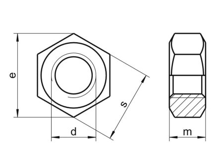Din6915-10 m20 гайка ZN