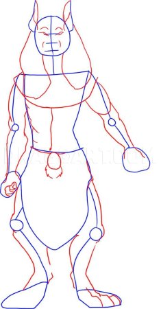 Бог Анубис в древнем Египте 5 класс рисунок