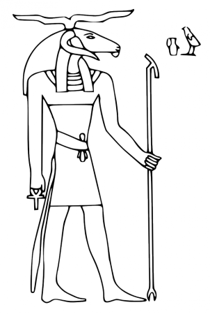 Анубис Бог древнего Египта