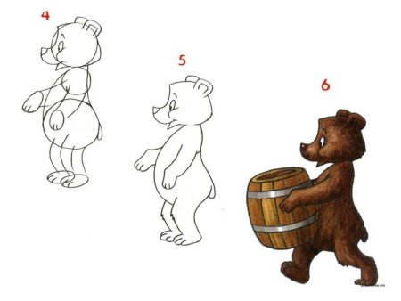 Как нарисовать медведя