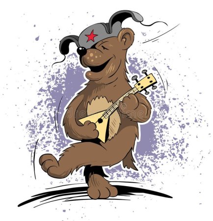 Медведь карандашом для детей