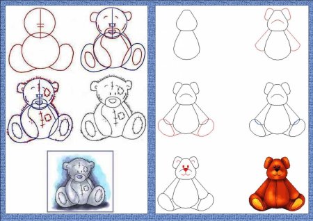 Рисование медведя в старшей группе